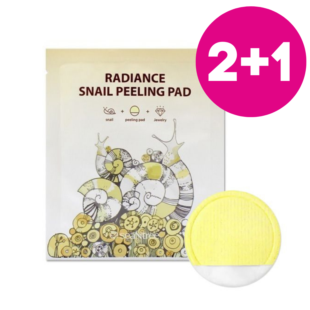 Пилинг-пэд с муцином улитки Seantree Radiance Snail Peeling Pad