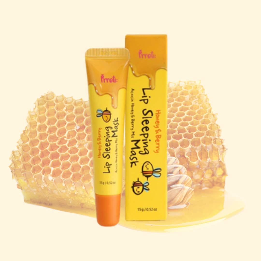 Маска для губ ночная с мёдом и ягодами  Prreti Lip Sleeping Mask Honey & Berry